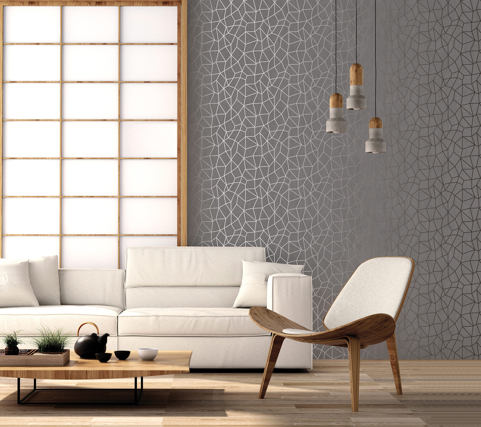 Essener Vliestapete Special FX 2 Silbergrau G67698