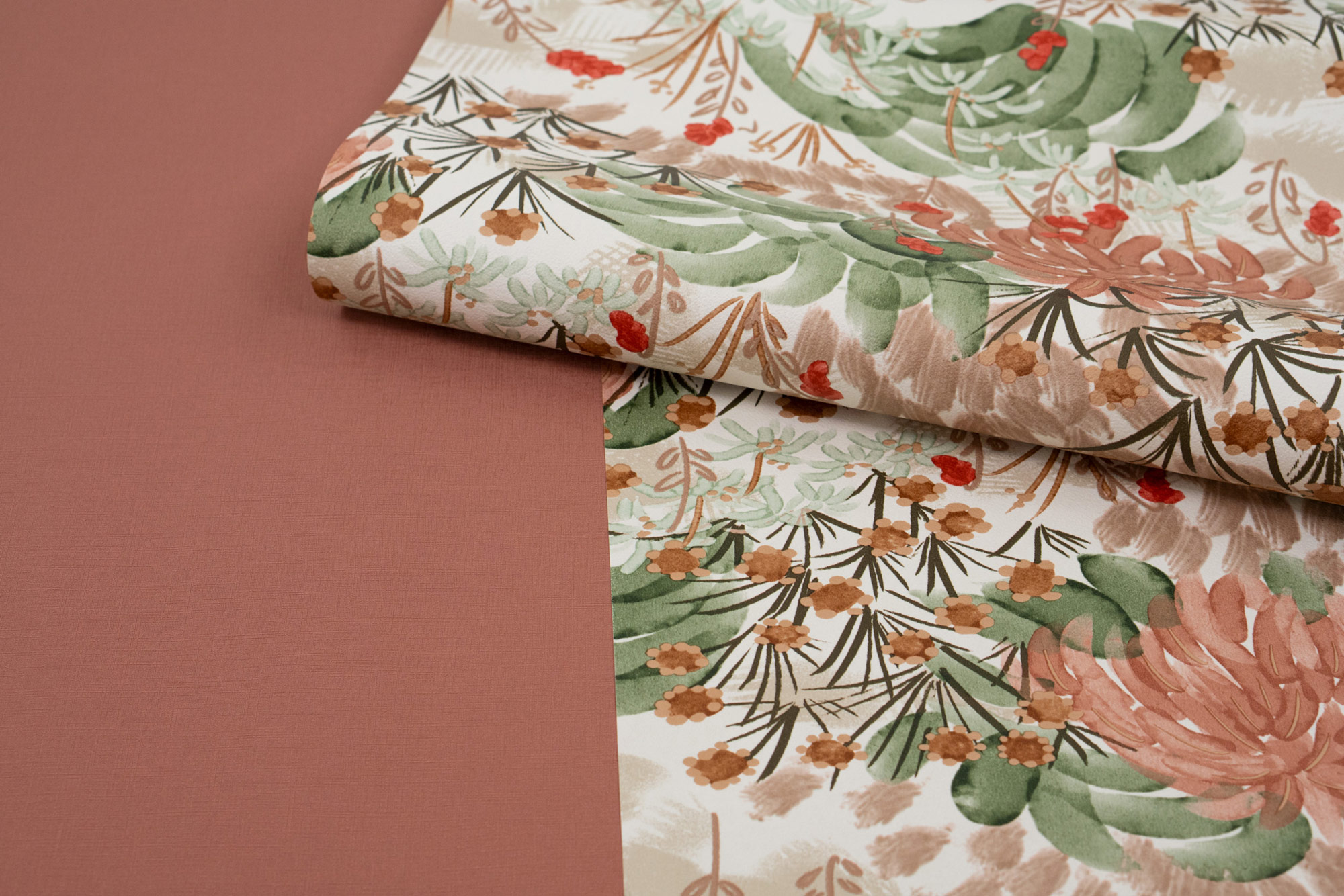 Rasch Vliestapete Beltesto Braun Botanical 868319