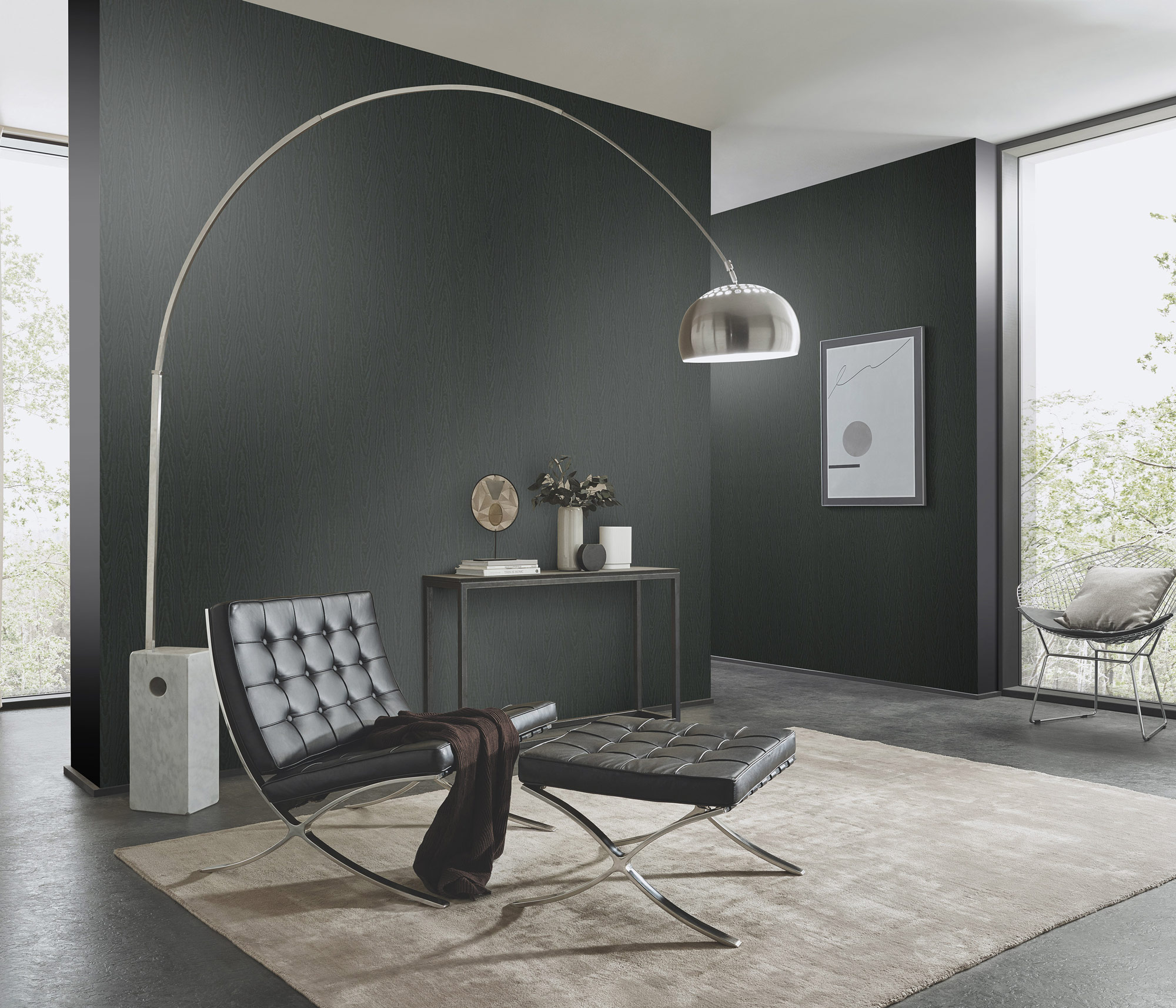 Erismann Vliestapete Versailles schwarz 1029115