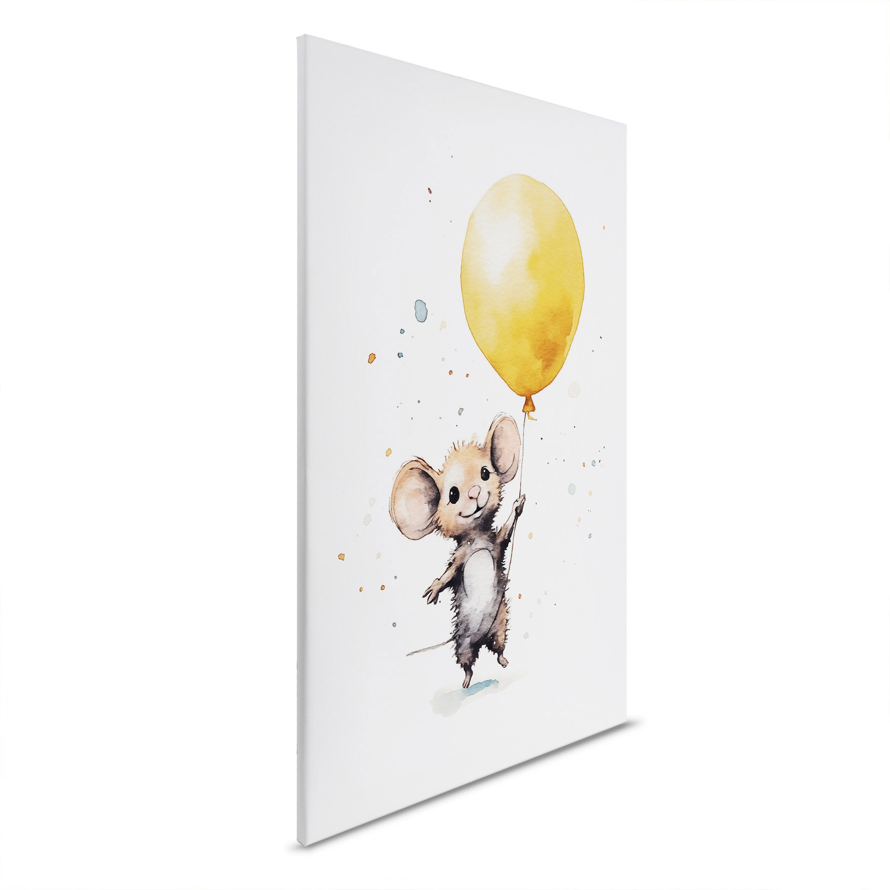 AS Leinwandbild Cute Mouse Yellow DD133291