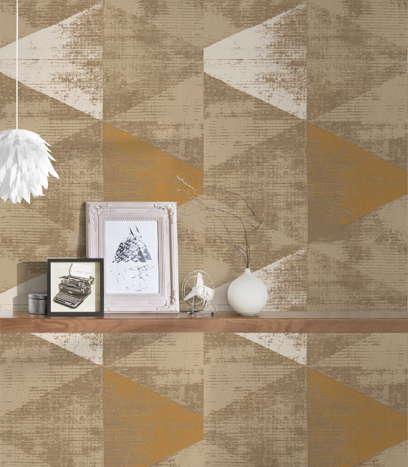 AS Creation Vliestapete Geo Effect gold 383536