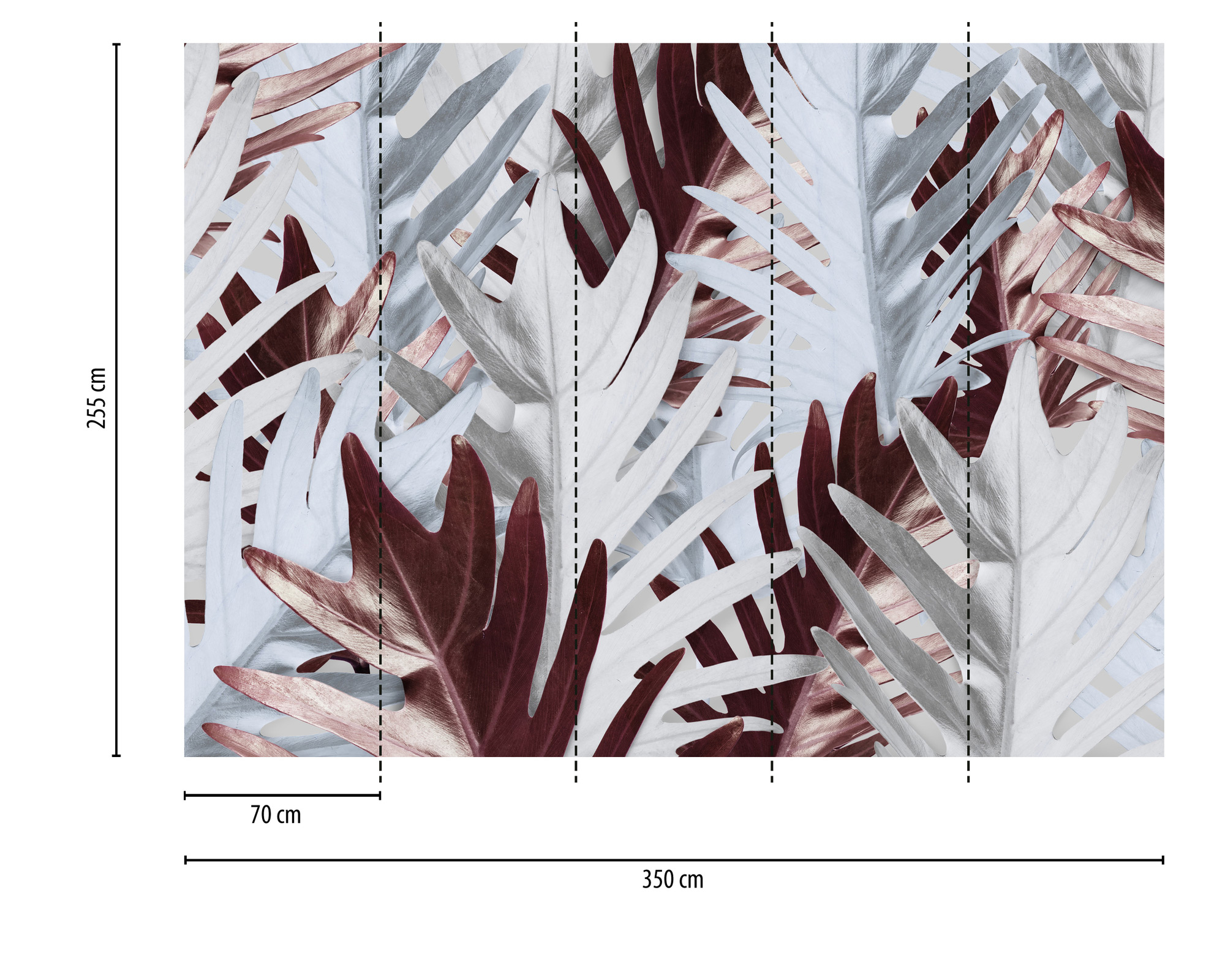 AS Fototapete Designwalls 2 Palmen Blumen DD123496