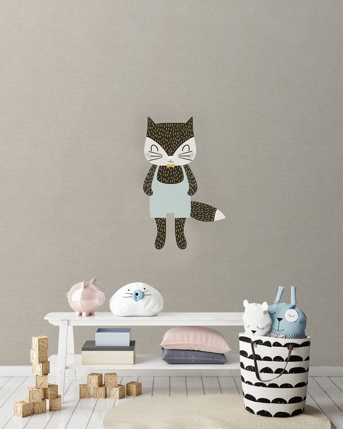 Thomas Fototapete Platin Formen  schwarze Katze