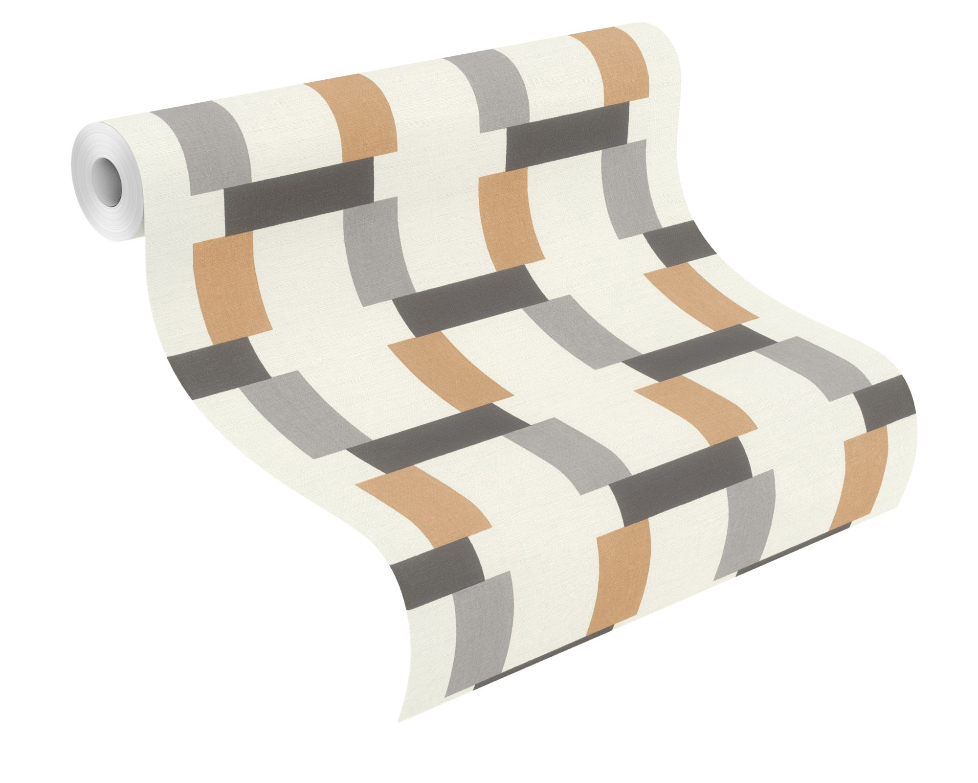 Rasch Vliestapete Symphony Orange-Braunorange 868814