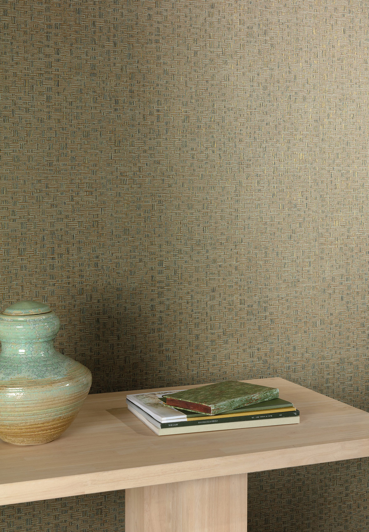 Masureel Vliestapete Romance Tonnet Olive ROM302