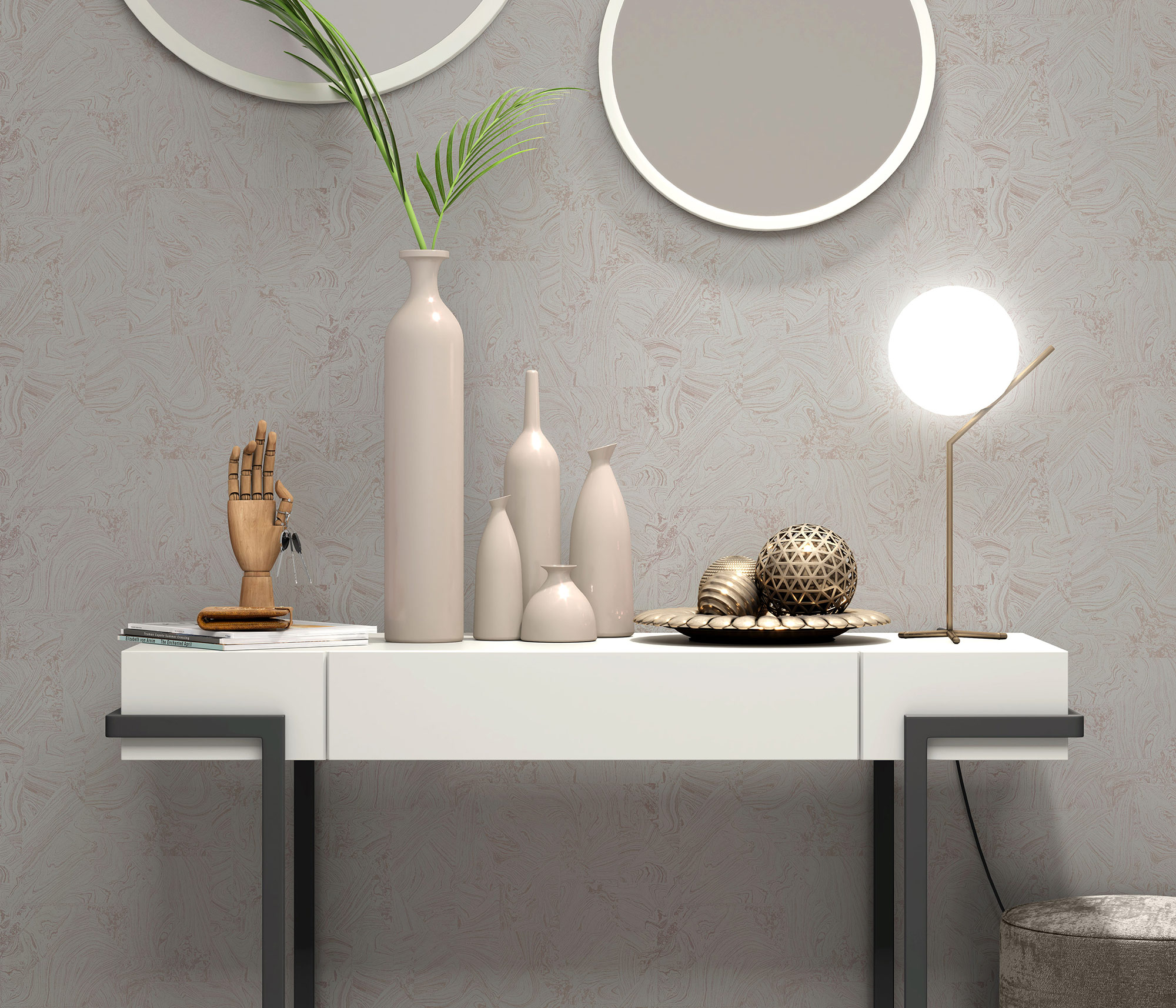 Erismann Vliestapete Melissa 4Earth bronze 1035848