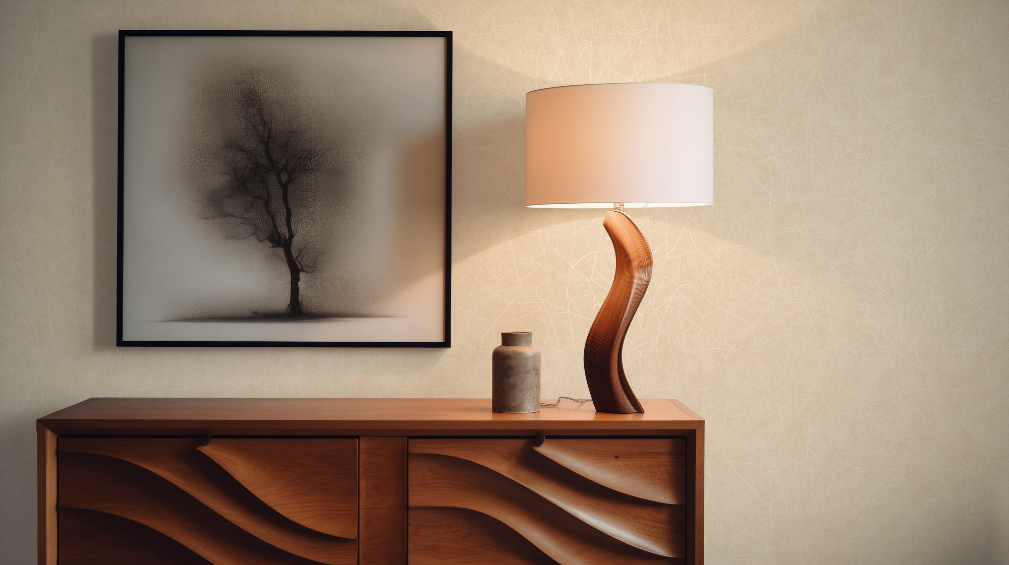 AS Vliestapete French Affair Struktur Beige 399342