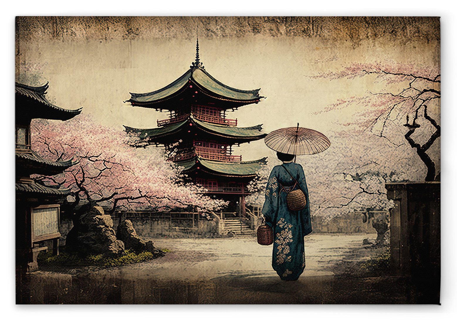 AS Leinwandbild Pagoda Vintage DD133151