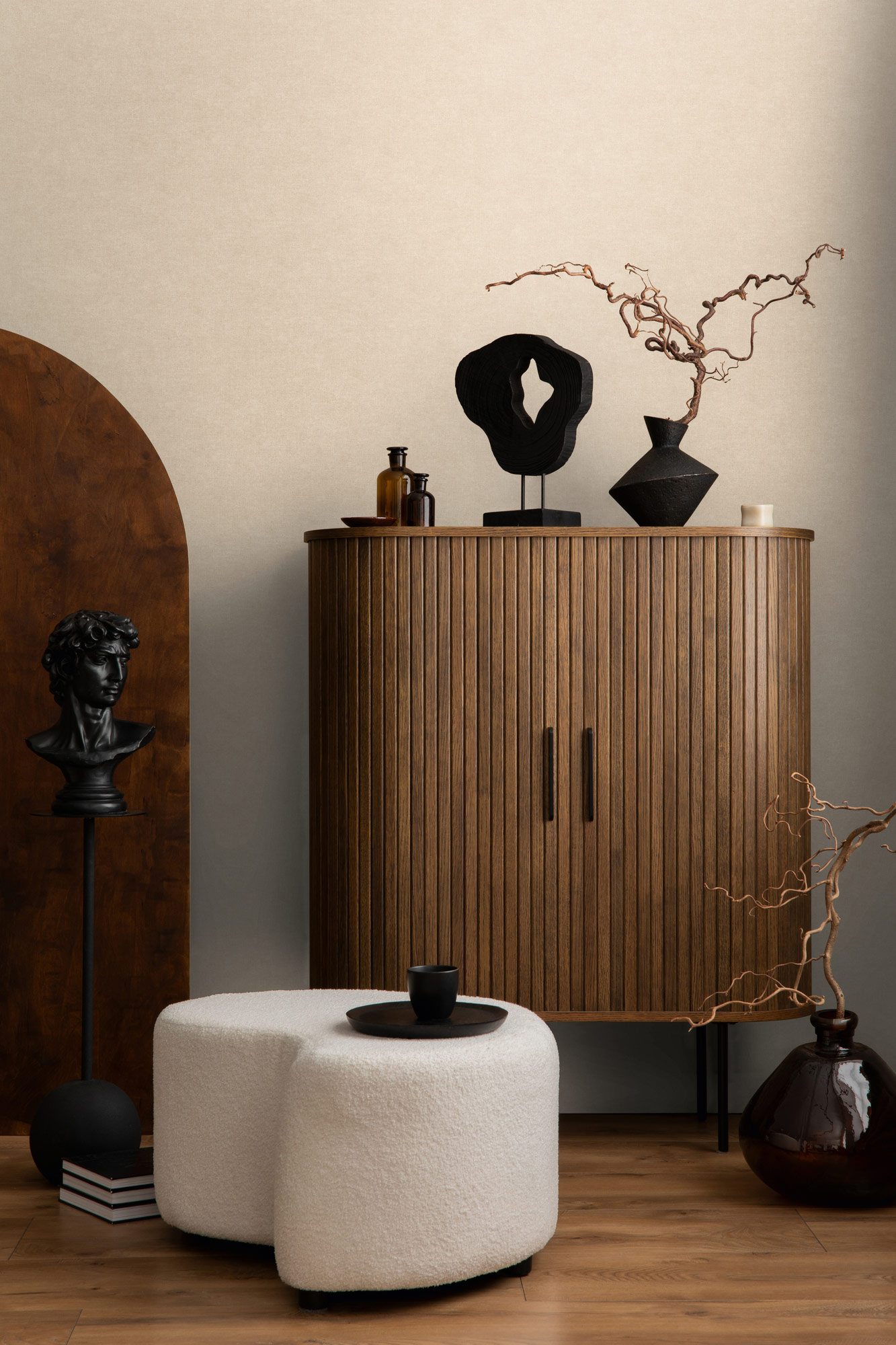 AS Vliestapete MS Hot Spots Unis Creme 367217