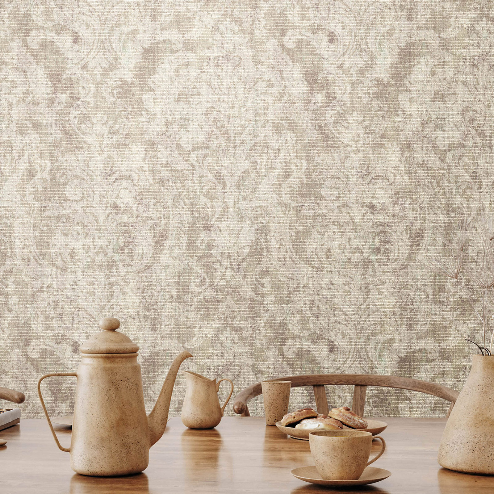 Hohenberger Vliestapete Cerra Fleur Sand 81427