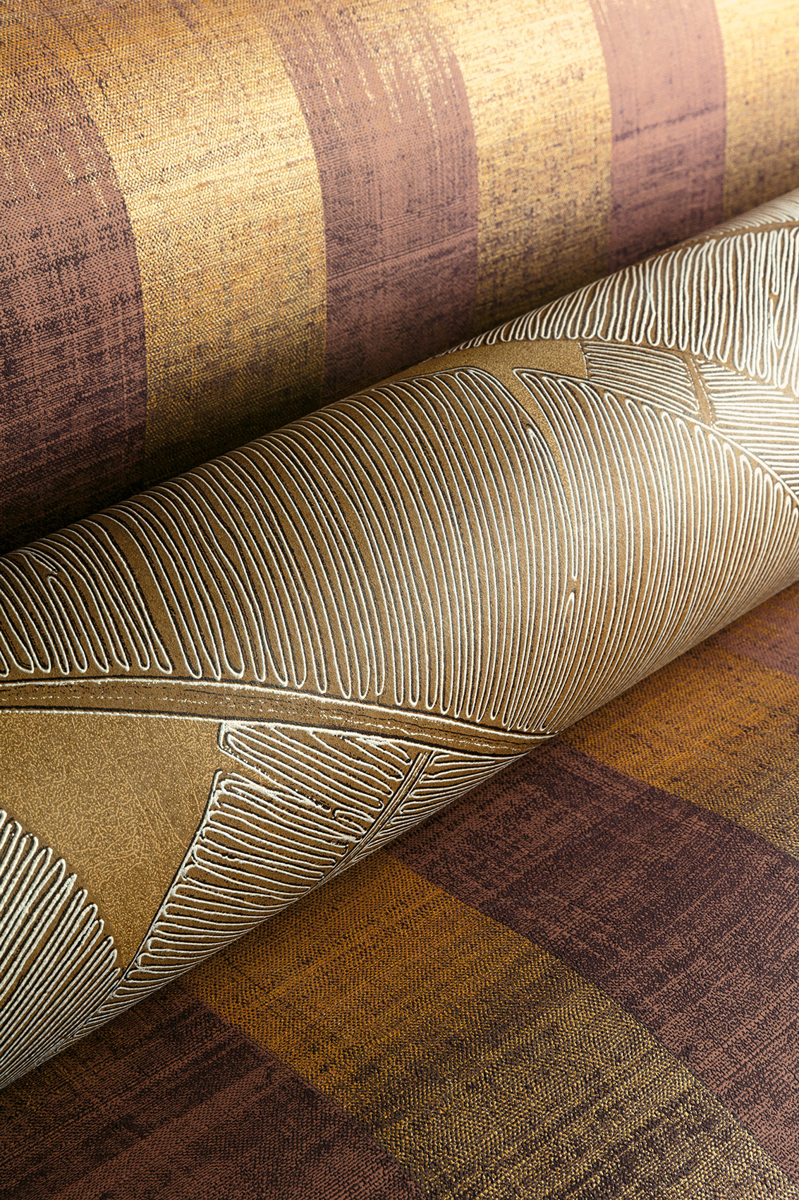 Masureel Vliestapete Serica Patola Umber RIC103