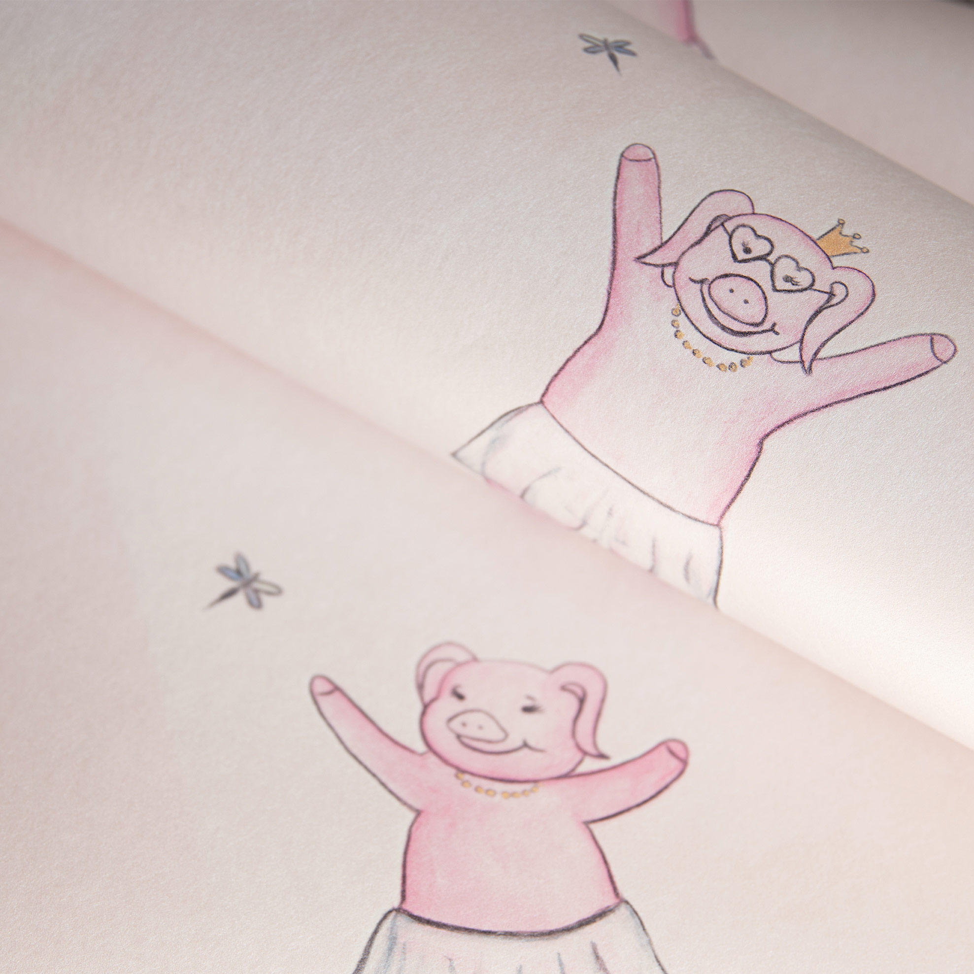 Hohenberger Vliestapete Happy Inner Child Happy Piggy 27572