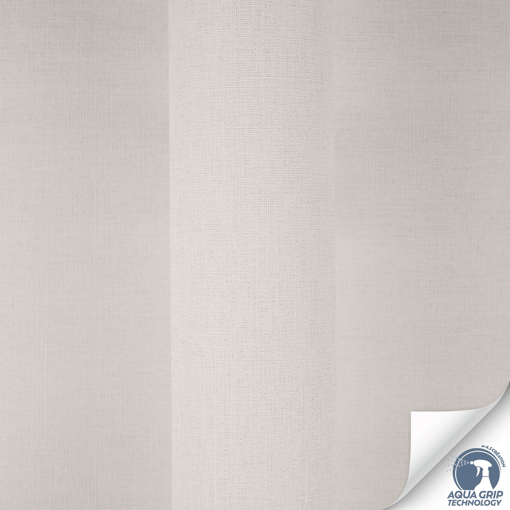 AS Vliestapete Cosiness Designdrop 2 Unitapete Grau 784992
