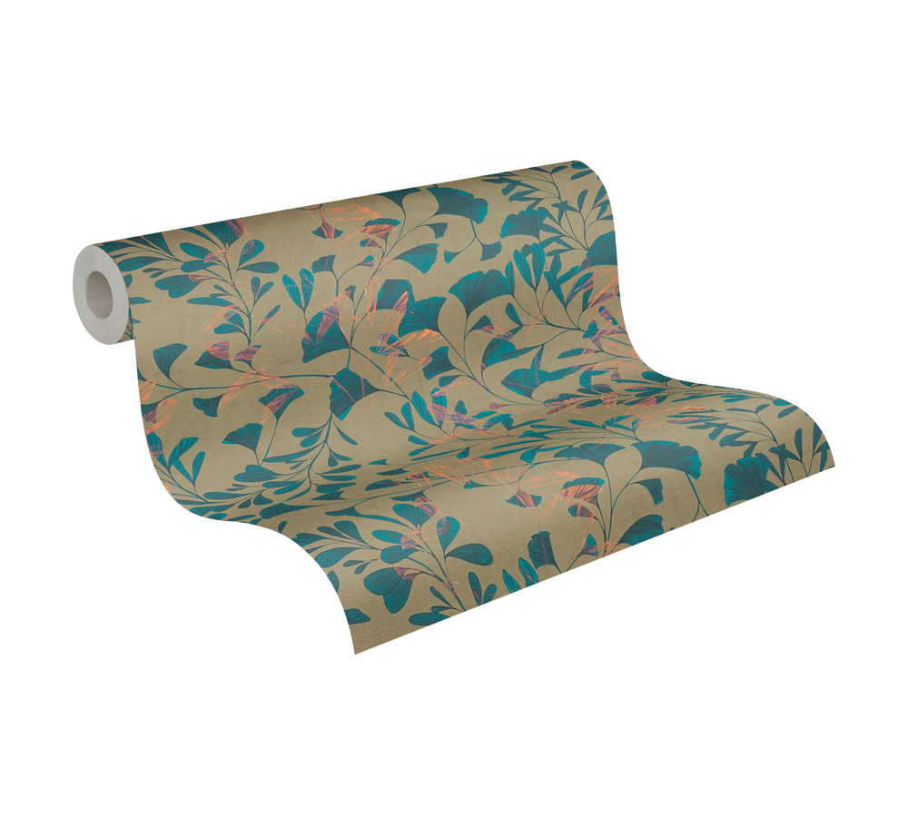 AS Vliestapete Anna d'Andrea Blätter Blau 782232