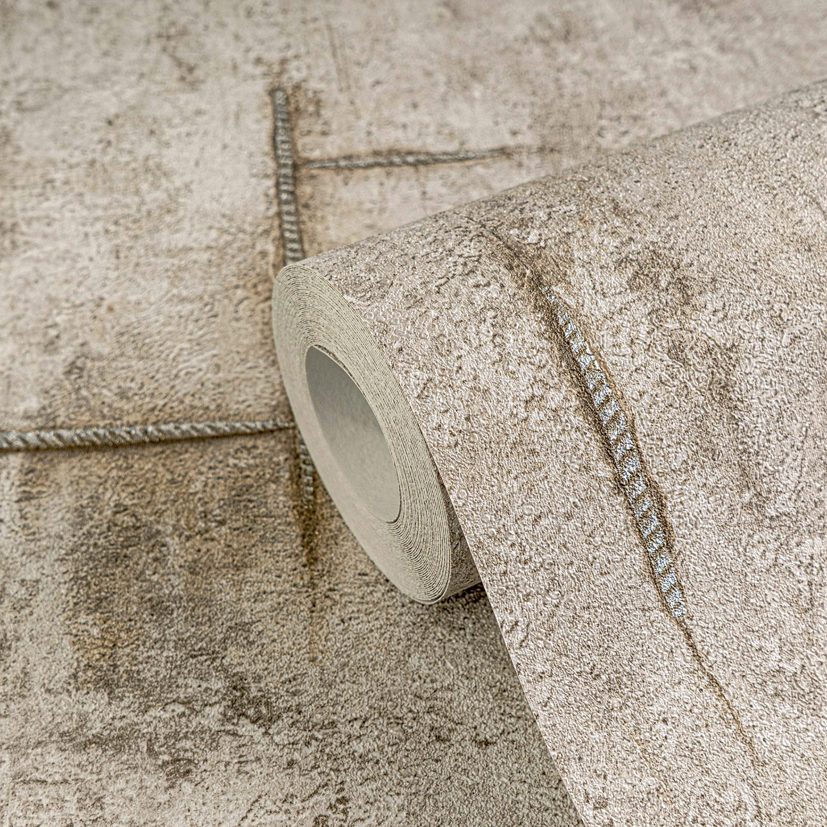 AS Vliestapete CosmoLiving Betonoptik Grau 790853