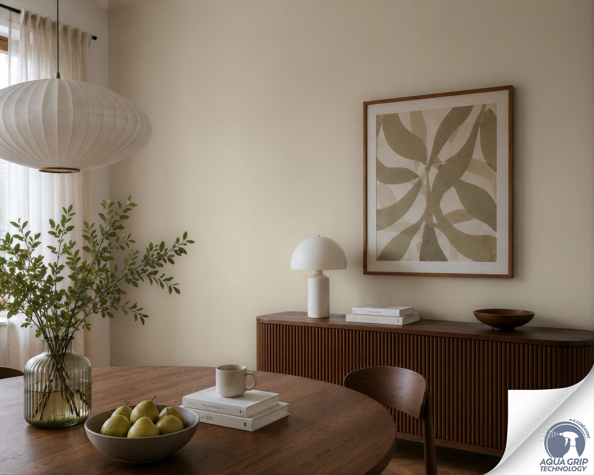 AS Vliestapete Cosiness Designdrop 2 Unitapete Grau 785755